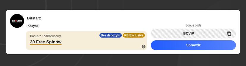 Kasyno bonus powitalny bez depozytu