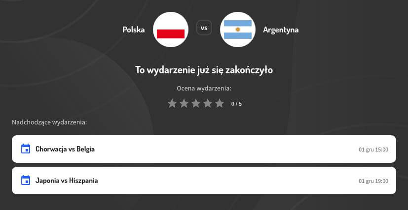 Polska - Argentyna Kursy Bukmacherskie