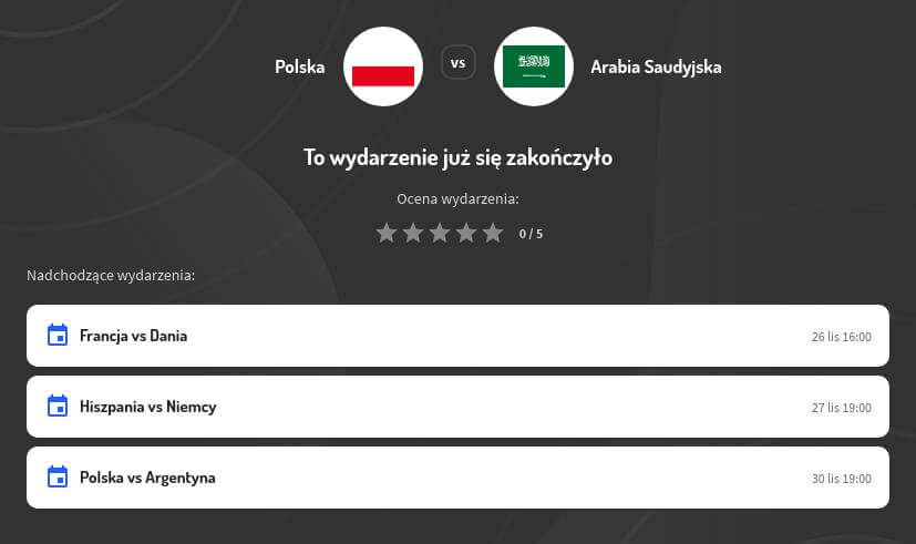 Czy sobota będzie dla nas? Zapowiedź meczu Polska - Arabia